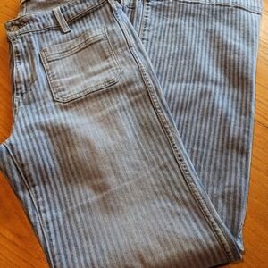 Ariat Cowgirl High Rise Laser Stripe Slim Light Wash Trouser Denim Jeans 31R